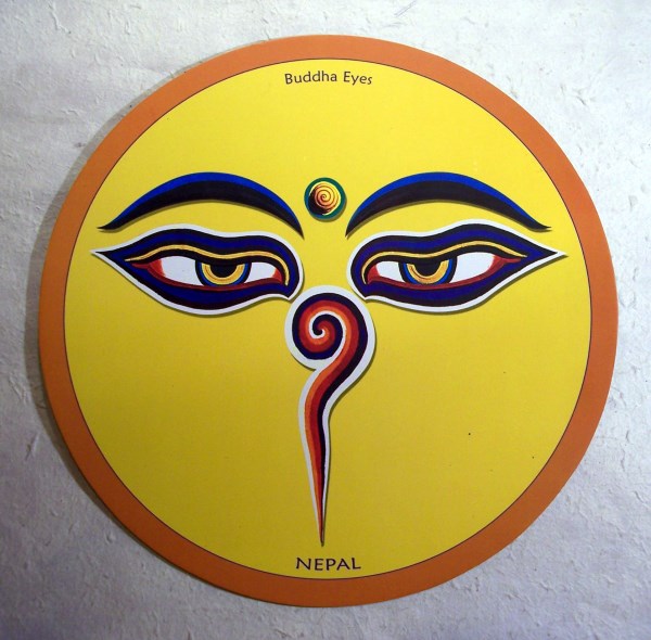 Buddhovy oči - žlutá