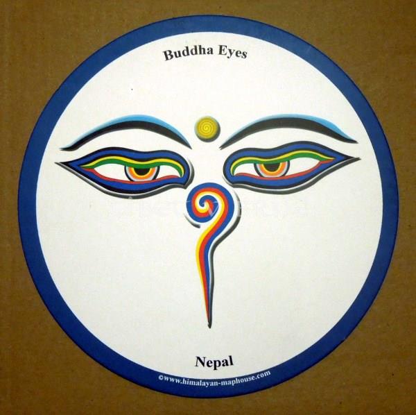 Buddhovy oči - bílá