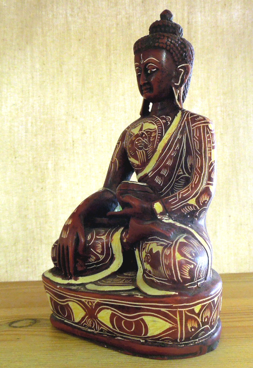 Buddha s gestem probuzení