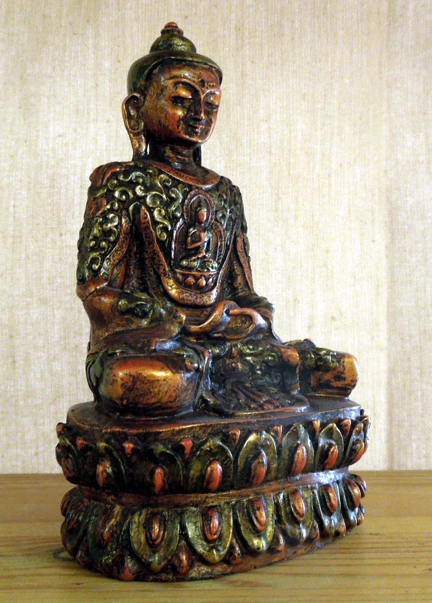 Buddha s gestem meditace