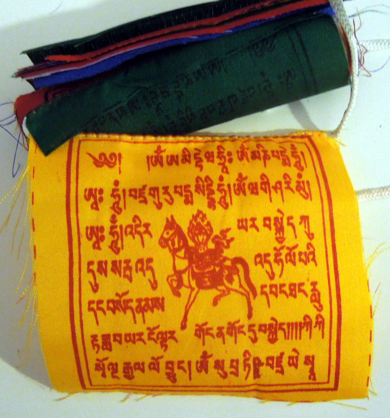 Tibetské modlitební praporky