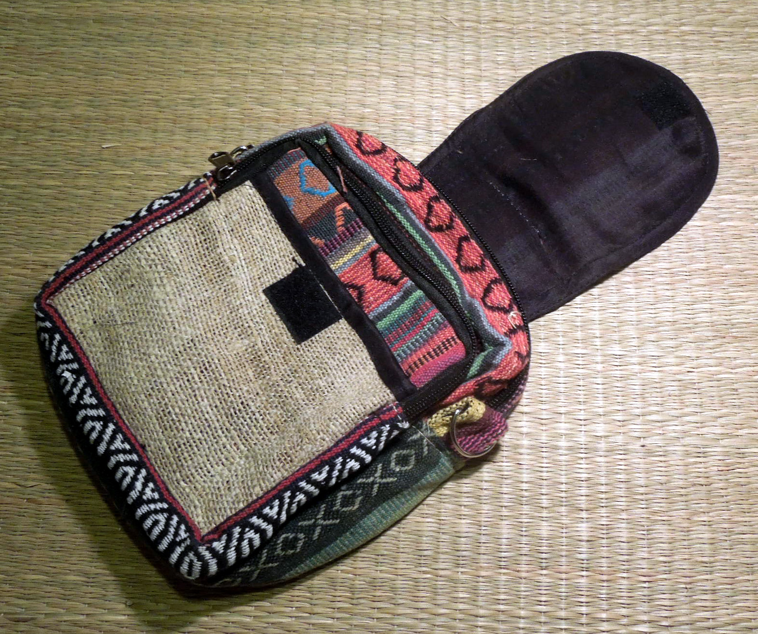 Konopná taška s popruhem