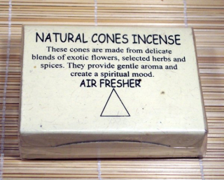 Natural Cones Incense - Amber
