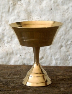 Máslová lampička mosazná