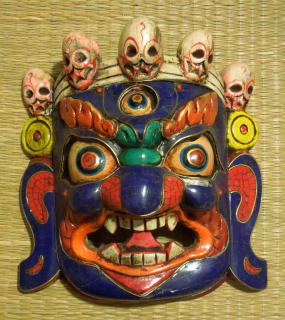 Bhairab - poškozená maska